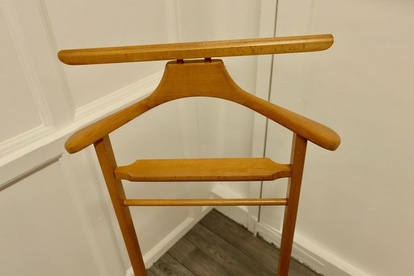 Art Deco Gentlemans Floor Standing Valet or Suit Hanger 1960s for sale at Pamono