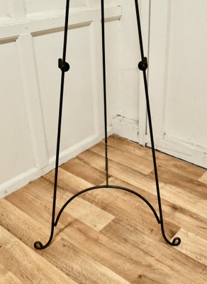 Small Picture Easel Stand ~ BLACK FANCY EASEL METAL