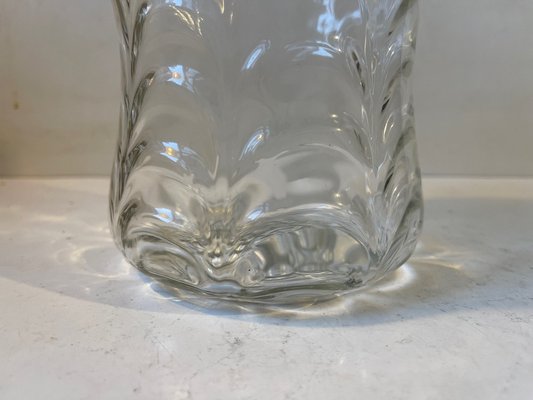 Vintage Handblown Glass Water Pitcher with White Flowers circa 1970s-1 – In  The Vintage Kitchen Shop