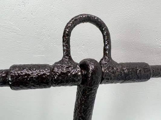 Late 19th Century Wrought Iron Sloop Anchor, the Netherlands