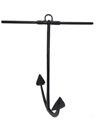Late 19th Century Wrought Iron Sloop Anchor, the Netherlands