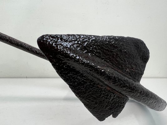 Late 19th Century Wrought Iron Sloop Anchor, the Netherlands