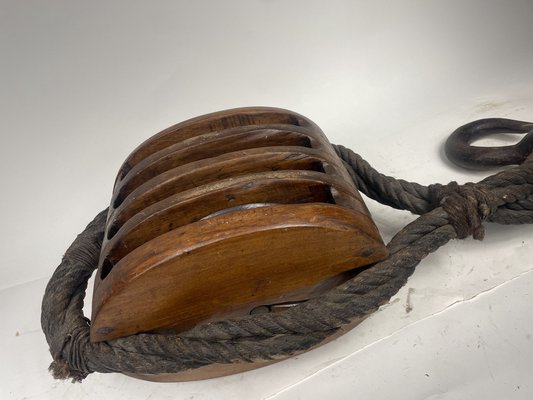 thumbnail image 2 of Wooden Ship Model Pulley Kit, Wooden Pulley Block - Small 2 of 14