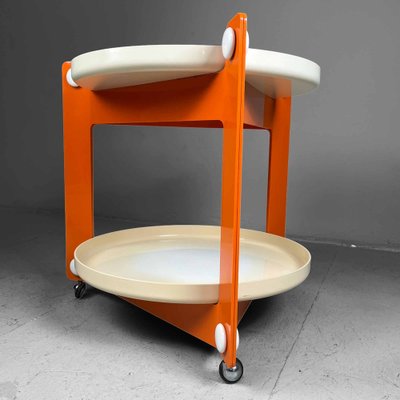 Space Age Trolley by Luigi Massoni for Guzzini, Italy, 1970s for