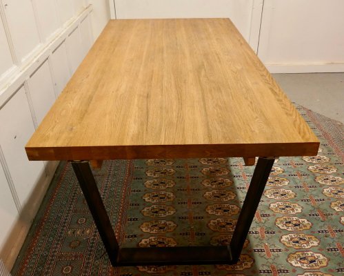 Golden oak sale dining room set