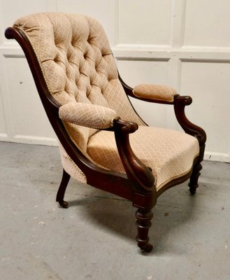 William IV Mahogany Button Back Chair, 1830s for sale at Pamono