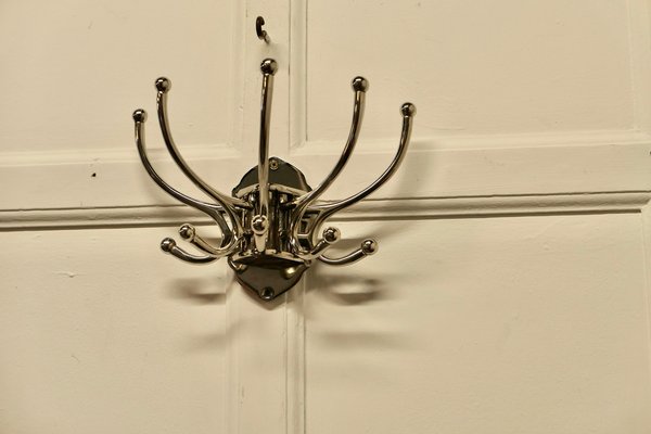 Art Deco Style French Chrome Coat Rack 1960 for sale at Pamono