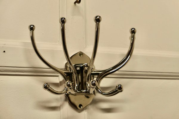 Art Deco Style French Chrome Coat Rack, 1960 for sale at Pamono