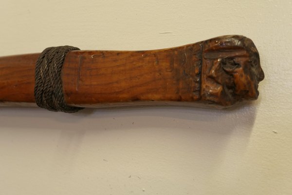 Antique Yacht Rudder and Carved Tiller, 1880, Set of 2 for sale at