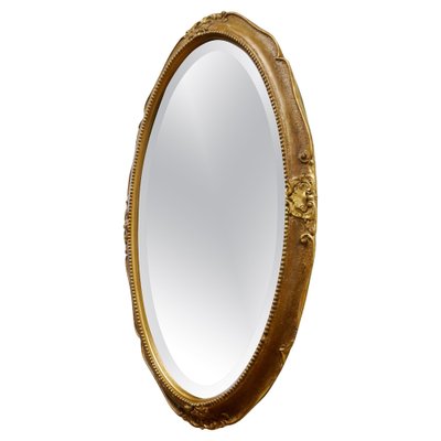Chevalier à miroir en bronze doré des années 1920 Appliques avec
