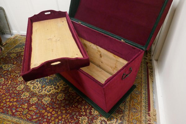 Fitted Steamer Trunk or Cabin Wardrobe from Excelsior, USA, 1890s for sale  at Pamono