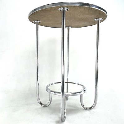 profiel Gouverneur Kinderen Bauhaus Side Table in Chrome, 1930s for sale at Pamono