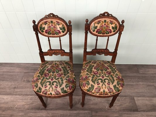 Set of Louis XVI Style Chair, 1920s for sale at Pamono - Main Image