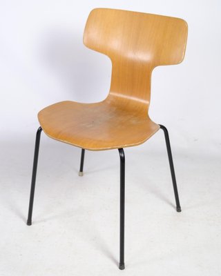 Model 3103 T-Chair in Oak by Arne Jacobsen for Fritz Hansen