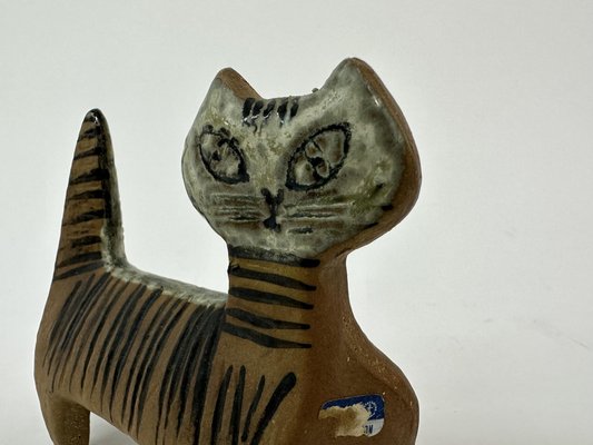 Ceramic Cat Figurine by Lisa Larson for Gustavsberg, Sweden for