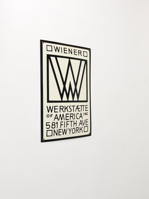 Wiener Werkstätte of America Inc New York Enameled Advertising