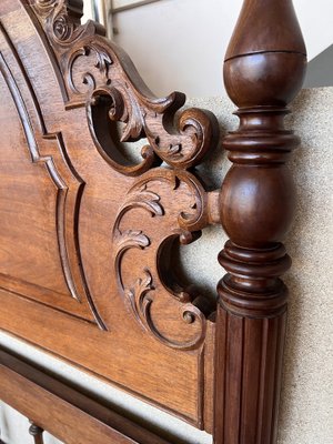 cama con cabecero y pie en bronce cincelado. es - Acheter Lits anciens sur todocoleccion