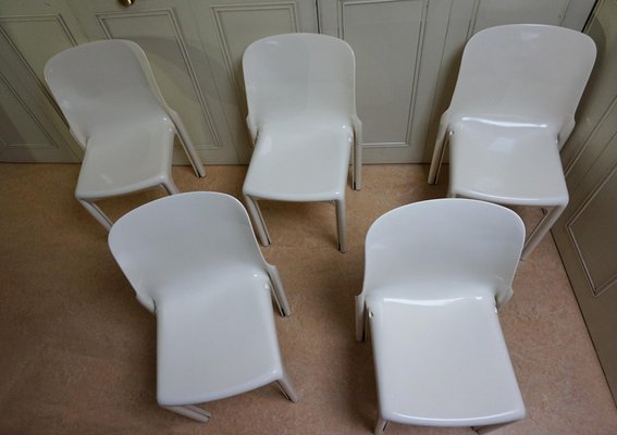 Artemide Selene Dining Chair by Vico Magistretti (Green