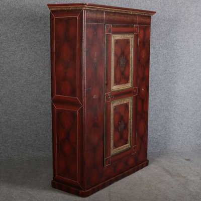 Small Antique Cupboard Cabinet in Painted Softwood 1850 for sale at Pamono