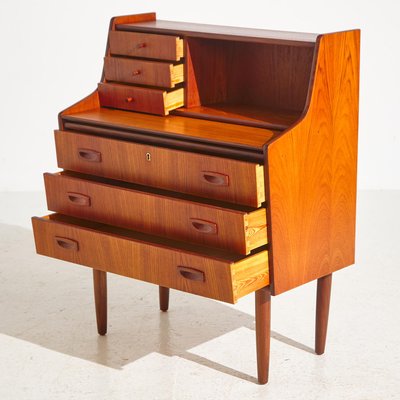 Vintage Teak Bureau Desk, 1960s for sale at Pamono