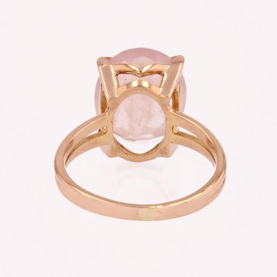Cartier rose top quartz ring