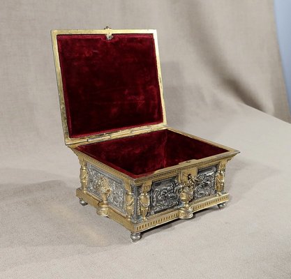 Louis XVI Jewelry Box in Bronze for sale at Pamono