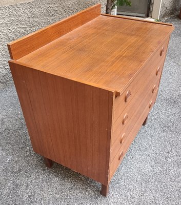 Mahogany Como Dresser with Pull Out Desk Drawers 1950s for sale