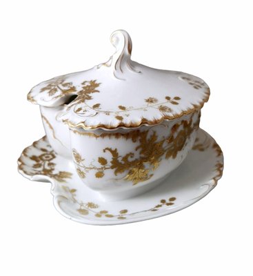 Saucière - Porcelaine Blanche Brillante - 180x55x130(h)mm