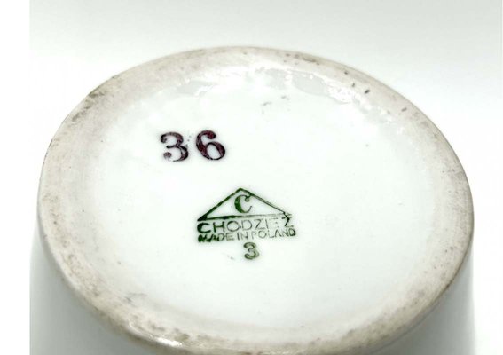 Vintage Porzellanvase von Chodzież, Polen, 1960er bei Pamono kaufen