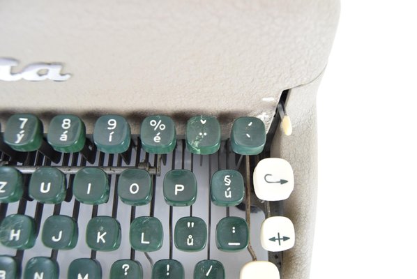 Mid-Century Typewriter from Zeta, 1950s for sale at Pamono