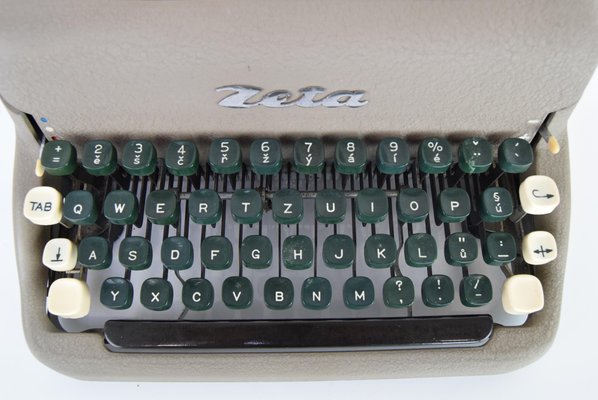 Mid-Century Typewriter from Zeta, 1950s for sale at Pamono
