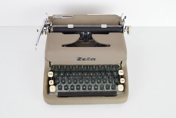 Zeta Portable Typewriter 1960s Working Typewriter Vintage 