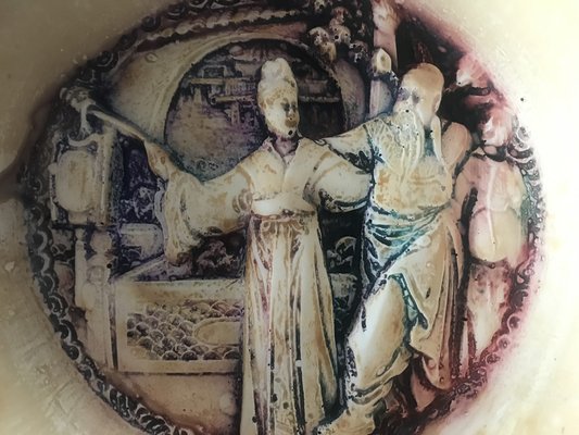 Japanese Ashtray in Ground Alabaster, 1960s for sale at Pamono