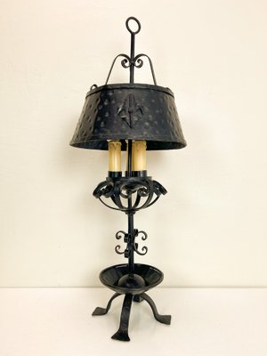 Antique wrought iron table lamps deals