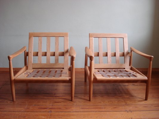 Vintage Easy Chair by Erik Wørts for Ikea, 1960, Set of 2 for sale 