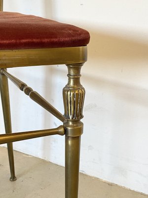 Antique brass chair new arrivals