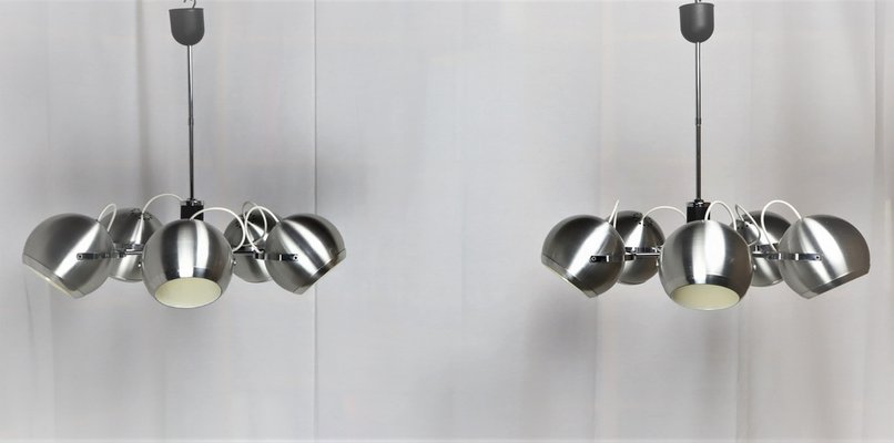 Vintage Eyeball Ceiling Lights 1960s Set of 2