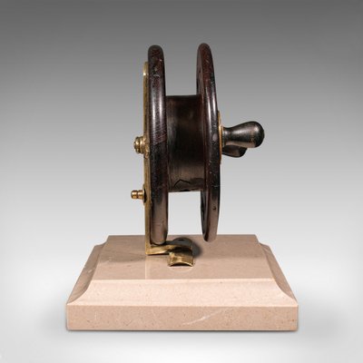 MOULINET ANCIEN DE Pêche de Marque Wyers ? tout en Laiton (8