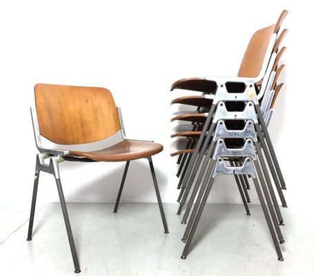 DSC 106 Desk Chairs by Giancarlo Piretti for Castelli / Anonima