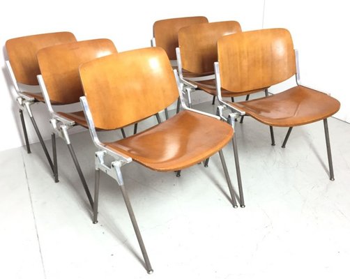 DSC 106 Desk Chairs by Giancarlo Piretti for Castelli / Anonima