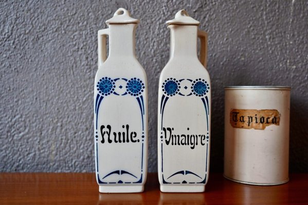 French Art Nouveau Spice Jars, 1890s, Set of for sale at Pamono