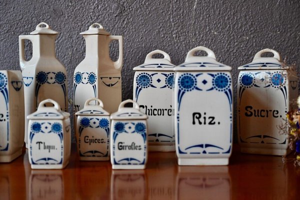 Blue spice jars new arrivals
