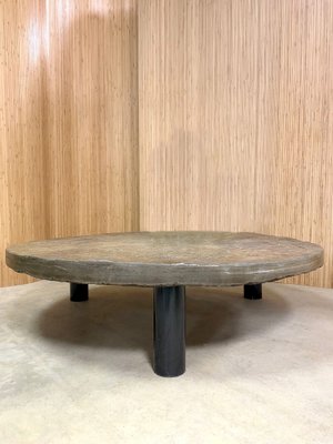 contact Cumulatief Verrijken Vintage Brutalist Design Slate Stone Coffee Table Salontafel, 1960s for sale  at Pamono