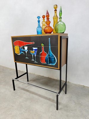 Mobile bar vintage di Denisco, Belgio, anni '60 in vendita su Pamono