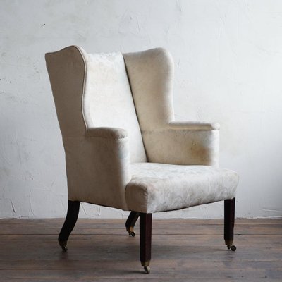 Georgian wingback armchair deals