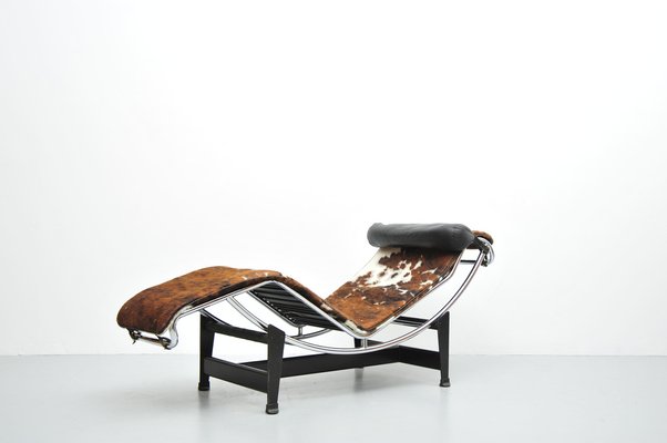 Lc4 Chaise Lounge by Le Corbusier, Pierre Jeanneret & Charlotte Perriand  for Cassina, 1960s for sale at Pamono