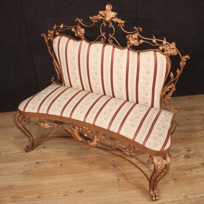 Wrought iron couch outlet
