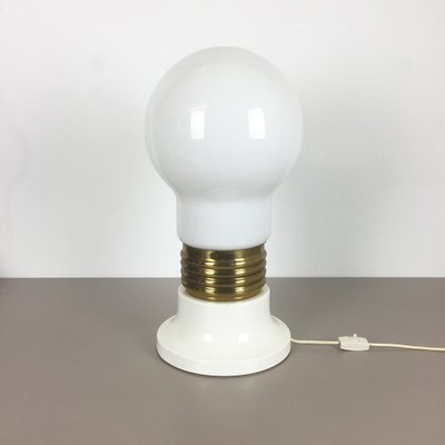 Italian Giant Glass Bulb Table Lamp, Glass Bulb Table Lamp