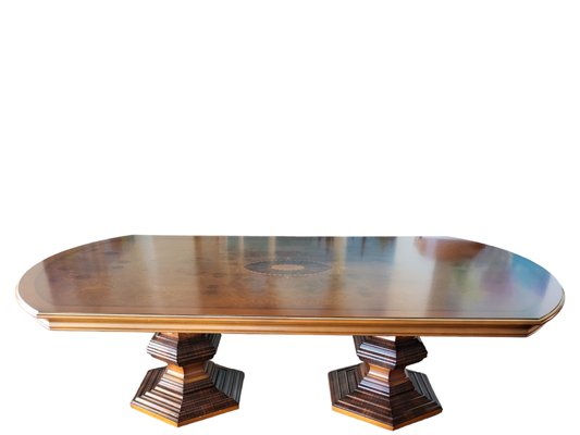 Walnut Dining Table Chairs Spain Set of 9 for sale at Pamono
