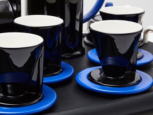 Ceramic Hollywood Collection Coffee Set & Tea Pot by Marco Zanini